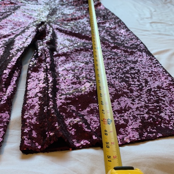NWT Gal Meets Glam Casey sequin Jumpsuit 14 - Picture 7 of 12